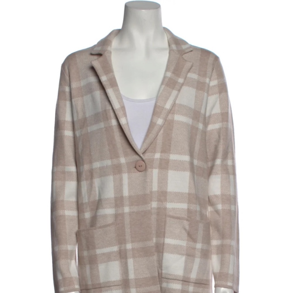 CHRISTIAN SIRIANO plaid print blazer